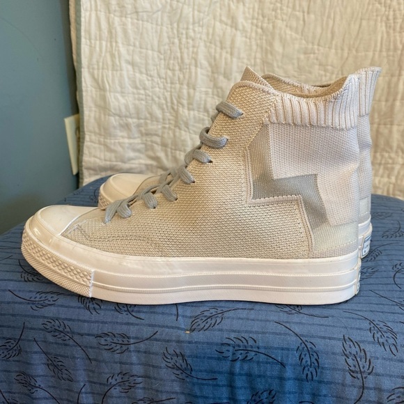 Converse all star high court queen knit zig zag high top size 8.5 - Picture 3 of 7
